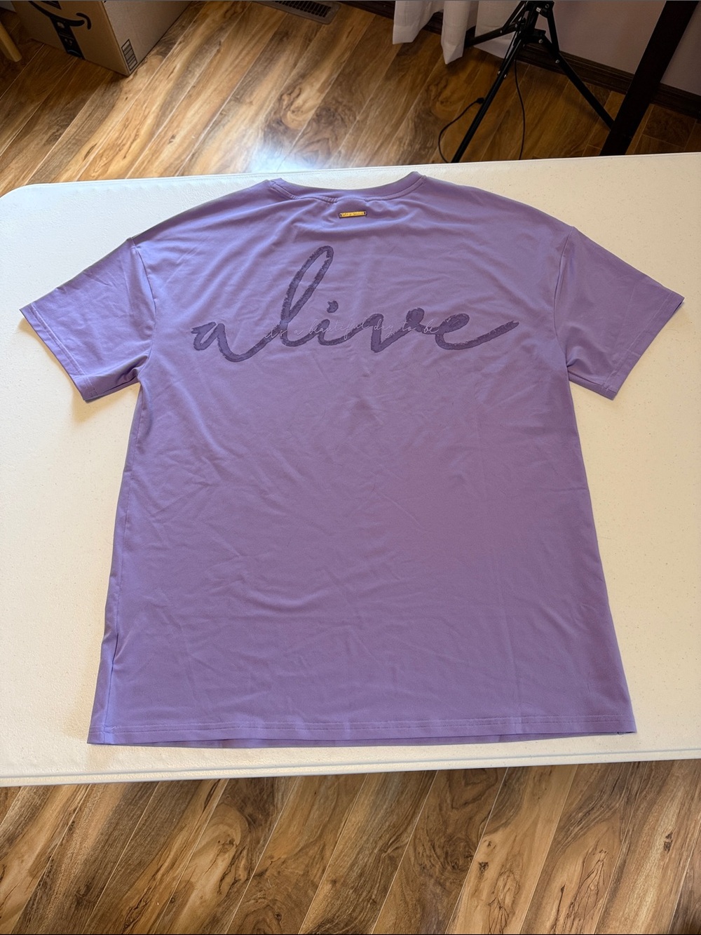 Gymshark X Whitney Simmons purple T-shirt